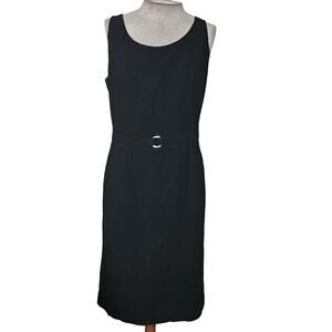 Gerard Darel Black Sleeveless Knee Length Dress Size 8